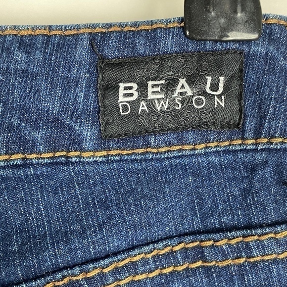 Beau Dawson Petite Skinny Denim Jeans Women's 4P Dark Blue - Picture 10 of 11